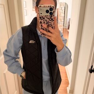 The North Face Black Quilted Vest